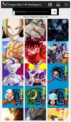 Dragon Ball Z 4K Wallpapers android App screenshot 1